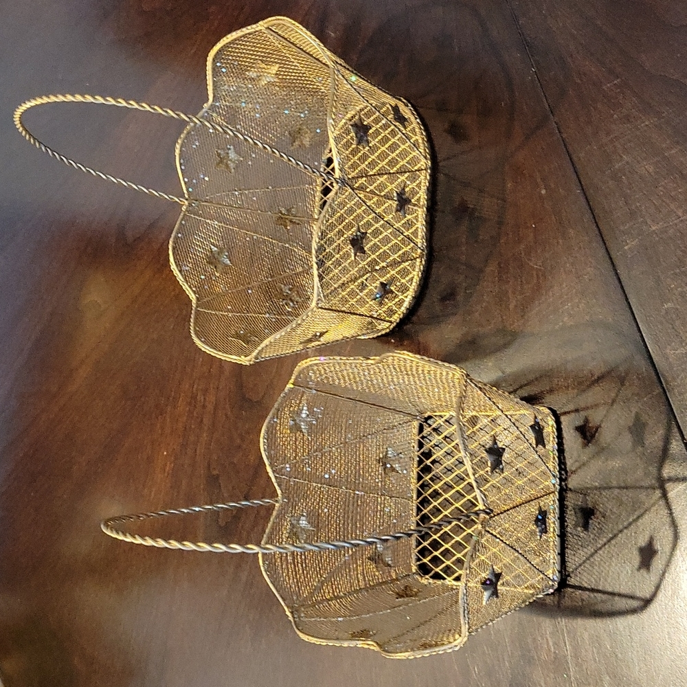 Metal Mesh Baskets (2)